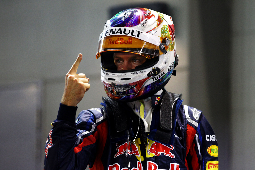 Sebastian Vettel starter fra Pole Position
(Foto: Red Bull Media)